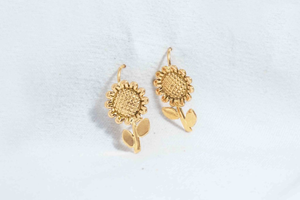 Aretes Girasol